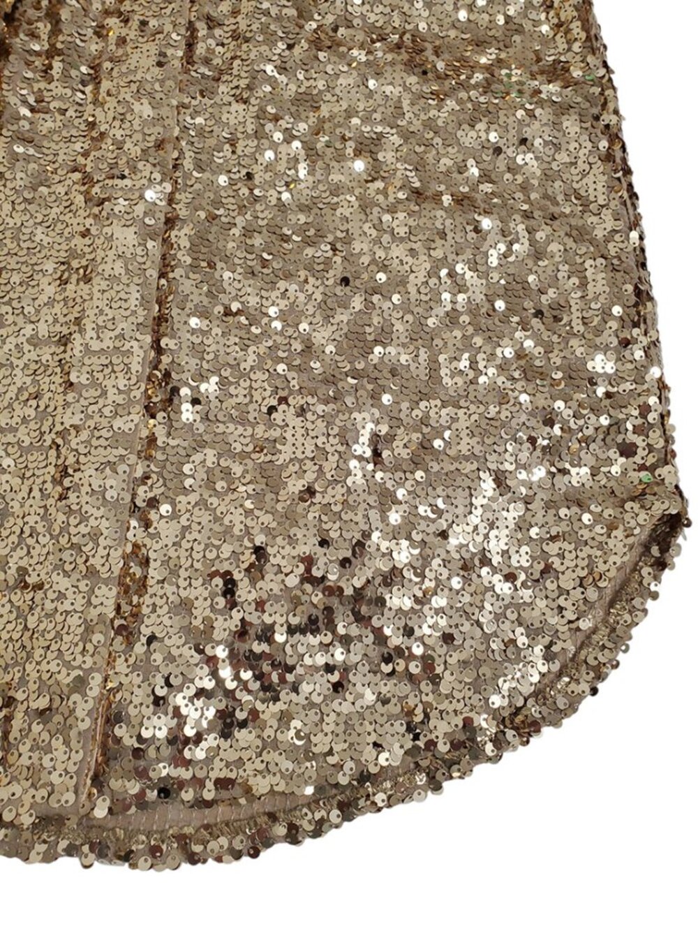 J. Crew Collection Classic Fit Sequin Shirt Size 0 Long Sleeve BV869 Gold Sparkl - Picture 9 of 12